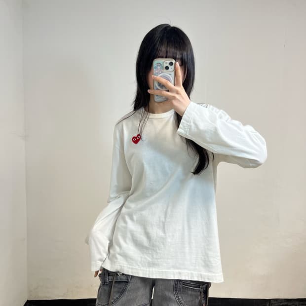 Comme des Garçons logo long sleeve