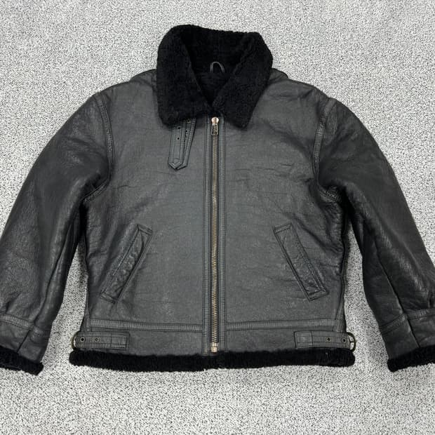 90s B-3 램스킨 무스탕