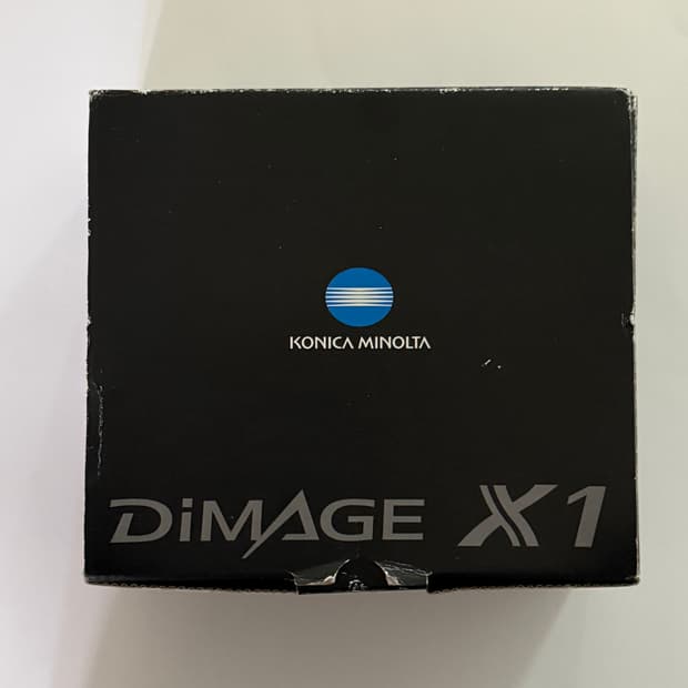 코니카 미놀타 디미지 dimage x1 실버 발매 당시 구성 풀박스