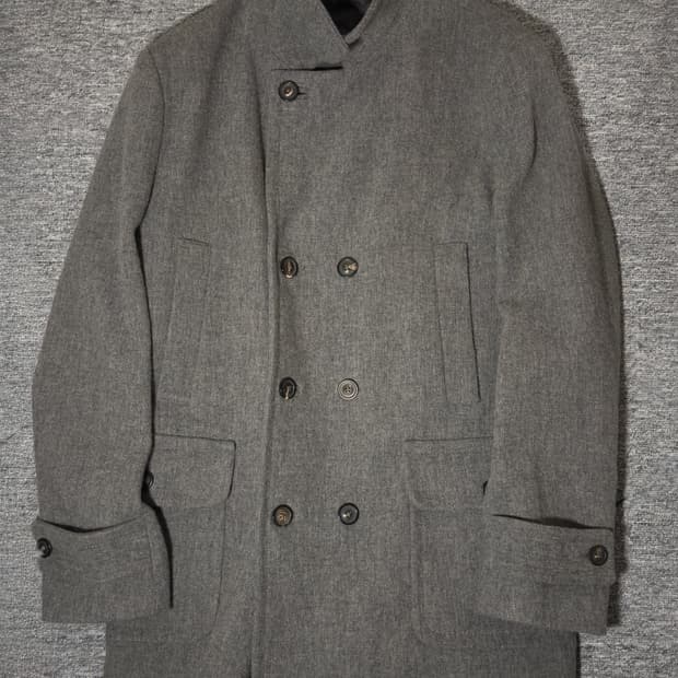 Martin Margiela Grey Peacoat