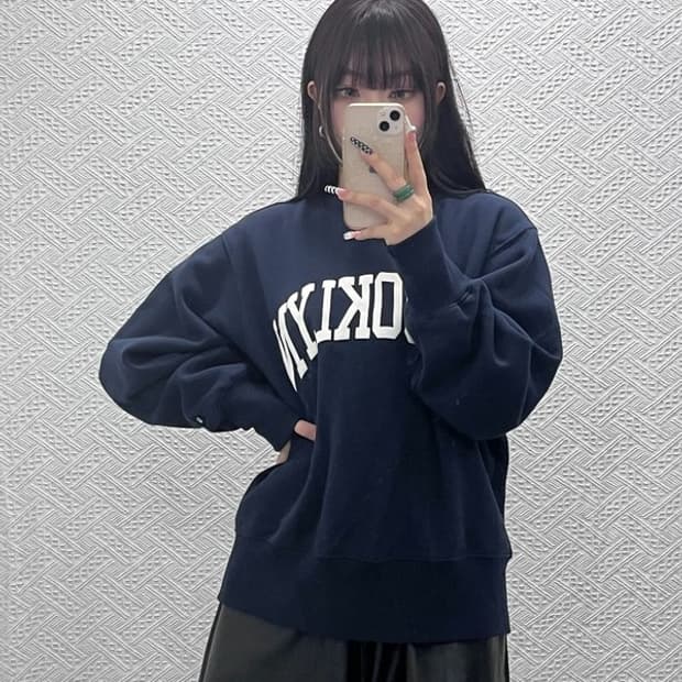 유니온 아카이브 올드스쿨 빈티지 레터링 맨투맨 M C10423