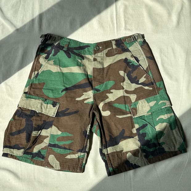미군 우드랜드 립스탑 BDU 카고 쇼츠 S/R 30-31