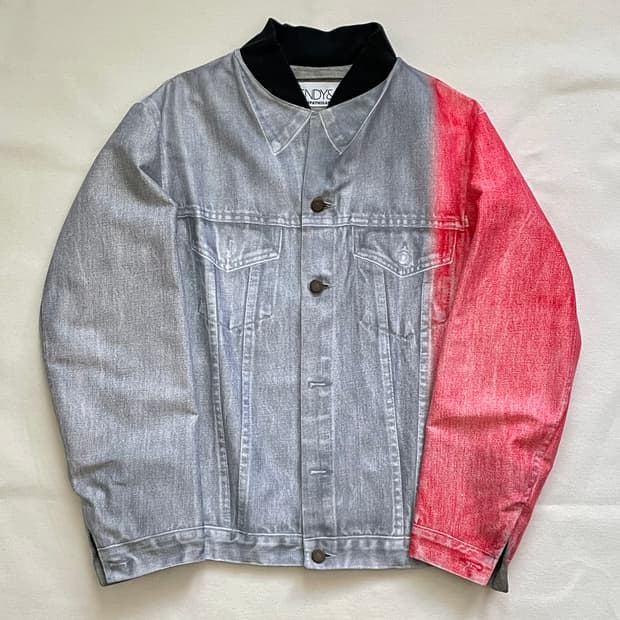 WENDY & JIM 웬디 앤 짐 데님 트러커 블루종 전사 자켓