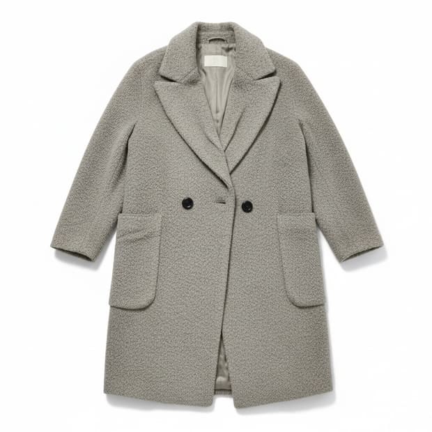 kuho 회색 하프 코트