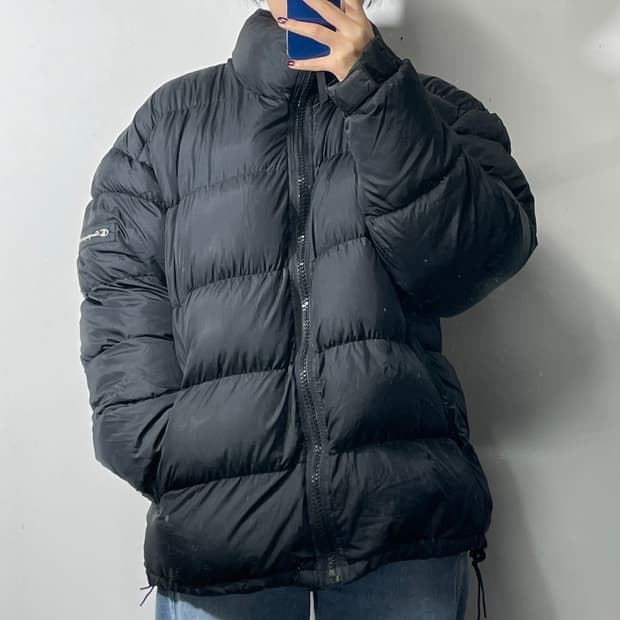 챔피온 블랙 패딩 2Xl 