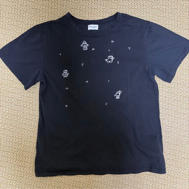 Saint Laurent Robot Printed T-Shirt