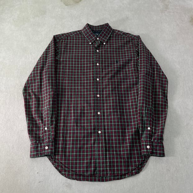 100 폴로랄프로렌 빈티지 체크 셔츠