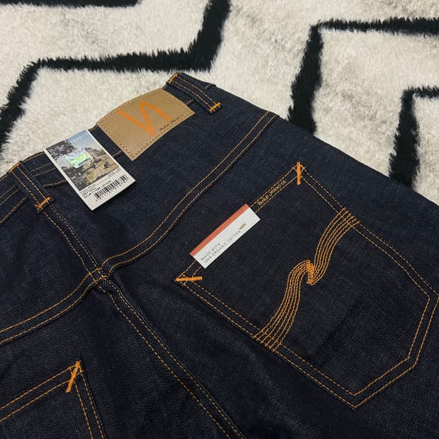 [32]누디진 씬핏 데님팬츠/스판/생지