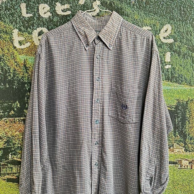 CHAPS 랄프로렌 90s 빈티지 체크 셔츠 L