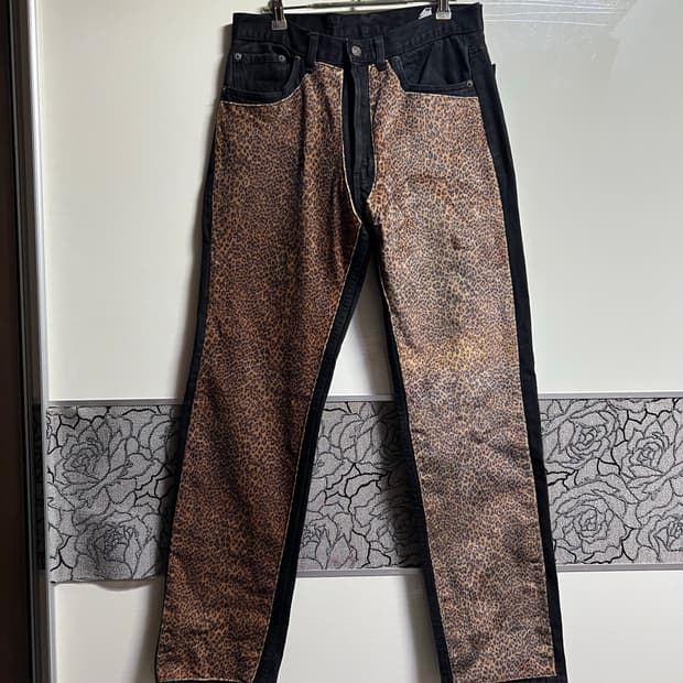 빈티지 90년대 리바이스 레오파드진