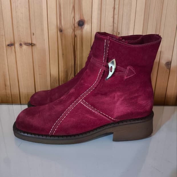 9.5m 265mm la canadienne 스웨이드 앵클부츠