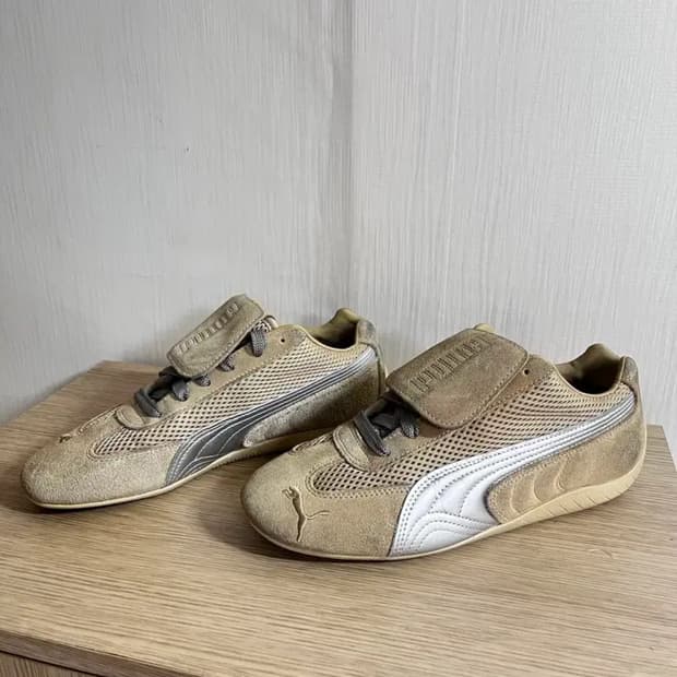 [250] 푸마 x 오픈 Yy 스피드캣 프레리 탄 매트 실버