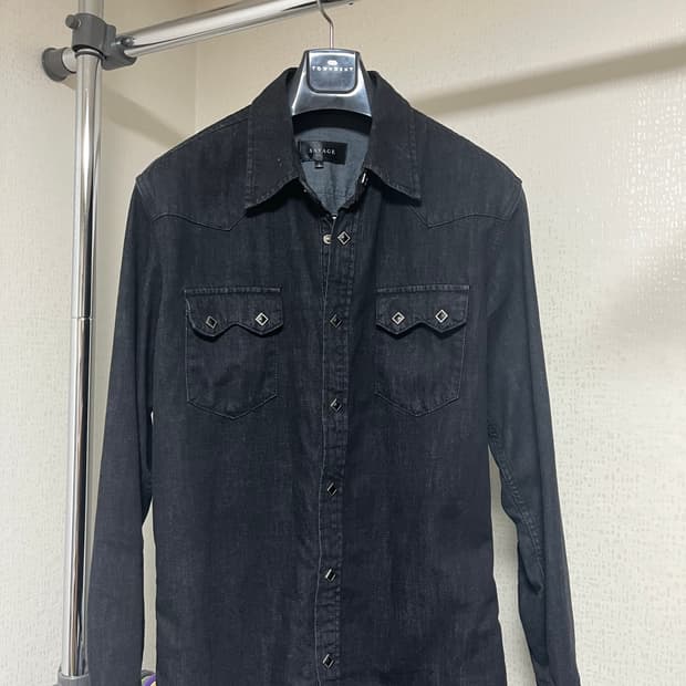 세비지 웨스턴 데님 셔츠 L