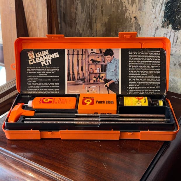 1970s Hoppes Gun 클리닝 키트