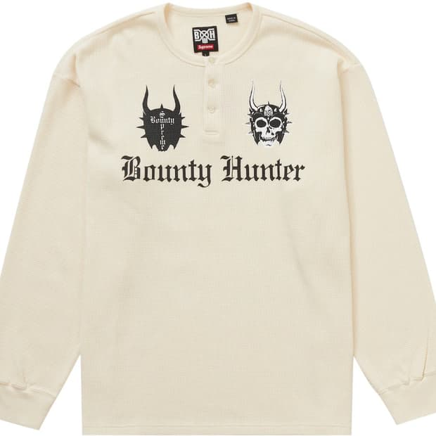 [XL] 슈프림 x 바운티헌터 헨리넥 내츄럴 새상품