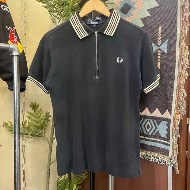 프레드페리 크레이프 피케 집넥 폴로셔츠 #csz748