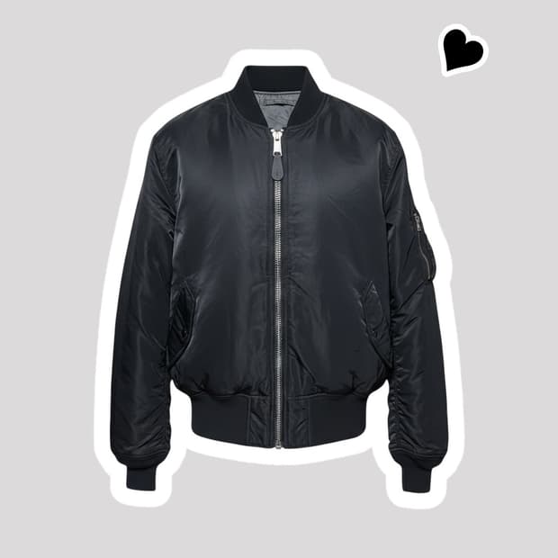 알파인더스트리 MA-1 블랙 그레이 양면 자켓