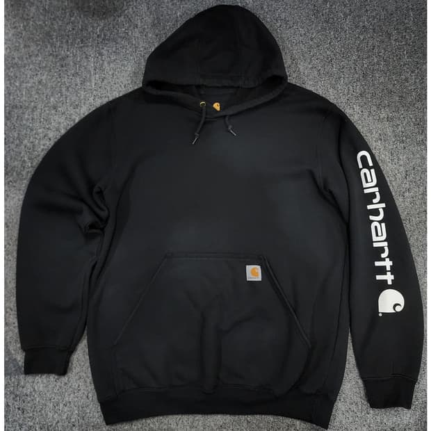칼하트 오리지널핏 스펠로고 후드티 M