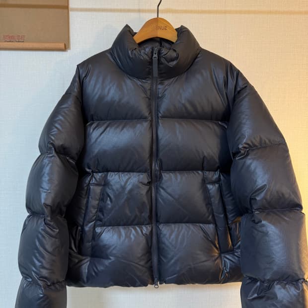 [L]무신사 스탠다드 덕다운 숏패딩 다크그레이