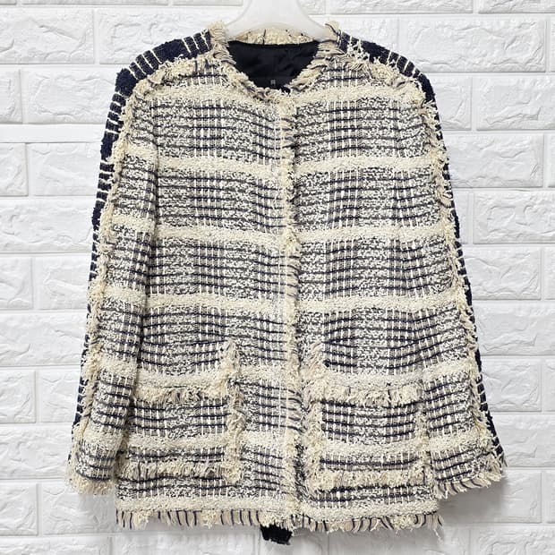 택포// M 한섬 랑방 LANVIN 트위드 자켓