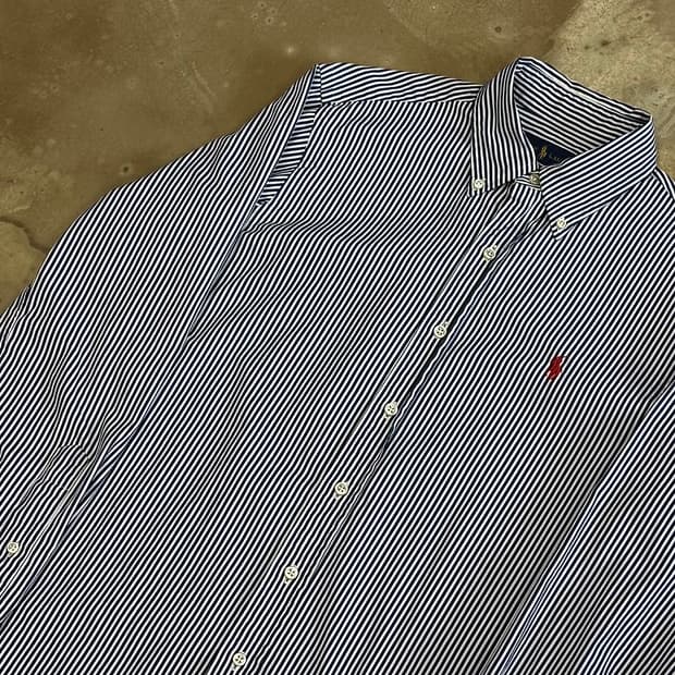 S 폴로랄프로렌 클래식핏 스트라이프 셔츠