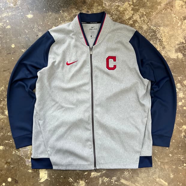110) 나이키 MLB 클리블랜드 인디언스 스타디움 자켓 점퍼 져지