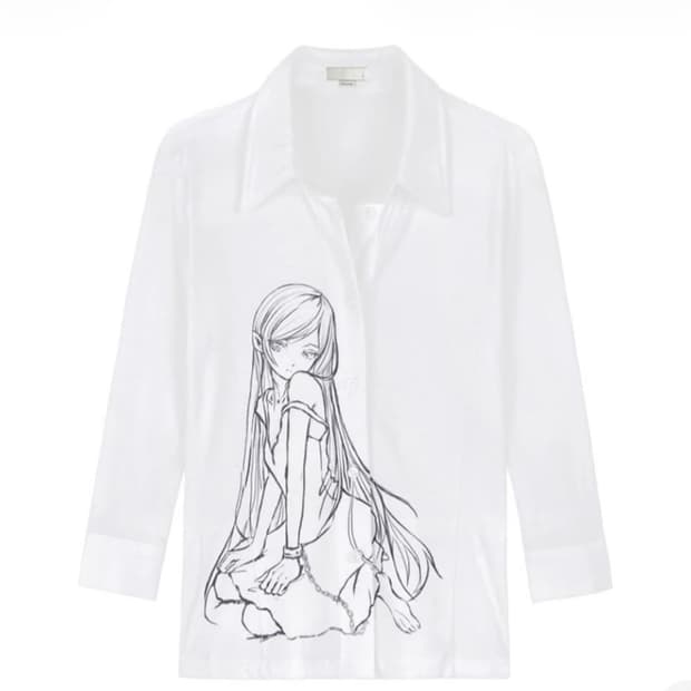 BONNAE Three Quarter Sleeve Shirt
