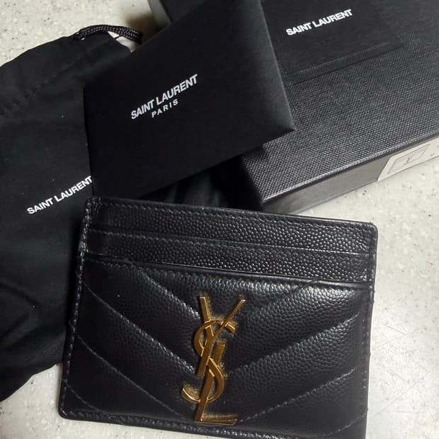 입생로랑카드지갑