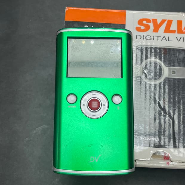 Sylvania dv2100(풀박)/Sylvania캠코더 /빈티지 캠코더