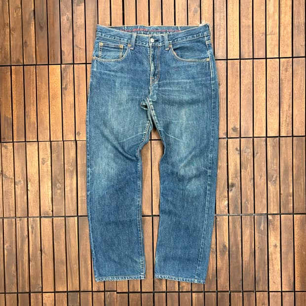 (35) 디키즈 중청 와이드핏 데님 팬츠