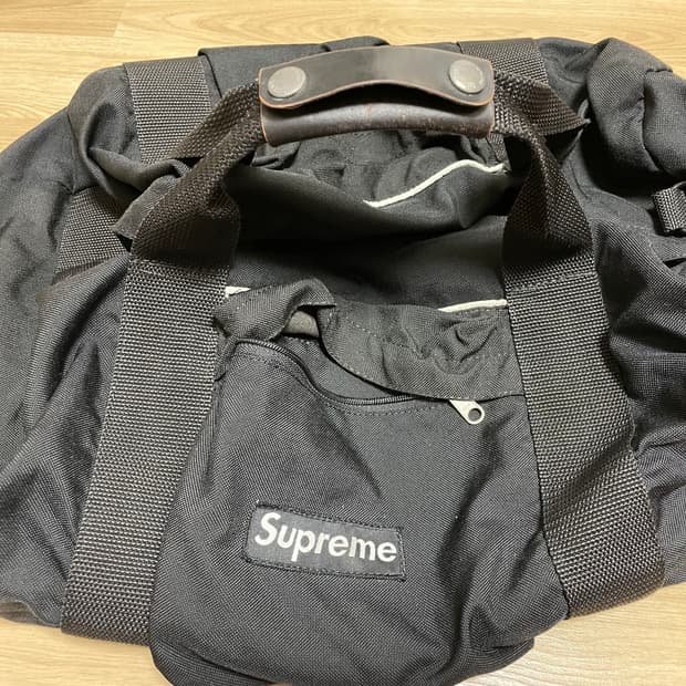 90s supreme 미제 슈프림 더플백 블랙