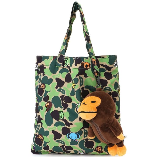 BAPE PLUSH DOLL TOTE BAG 베이프 베이비 마일로 플러시