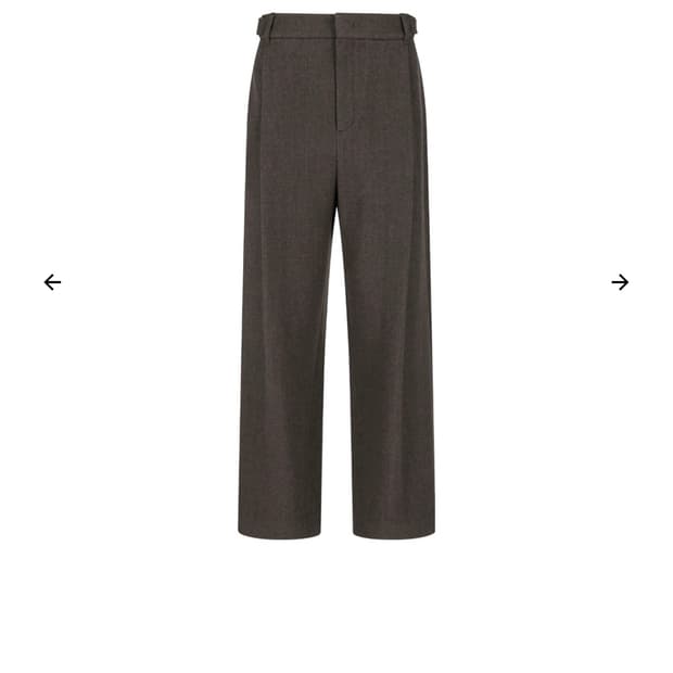아모멘토 Wool Martin Pants, Brown, XL