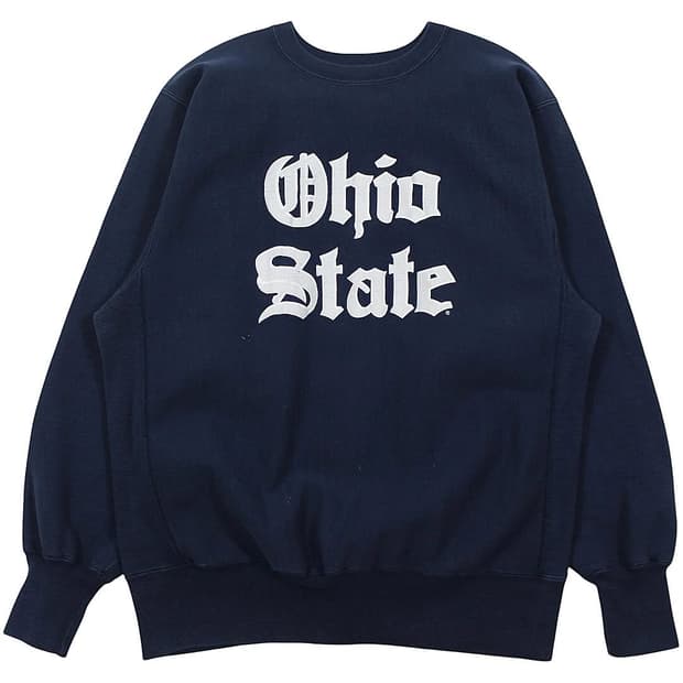 1990s USA 챔피온 리버스위브 스웻셔츠 오하이오 빈티지 미국제