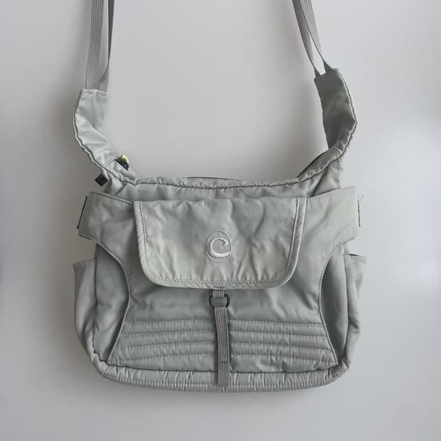 빈티지 그레이 크로스백