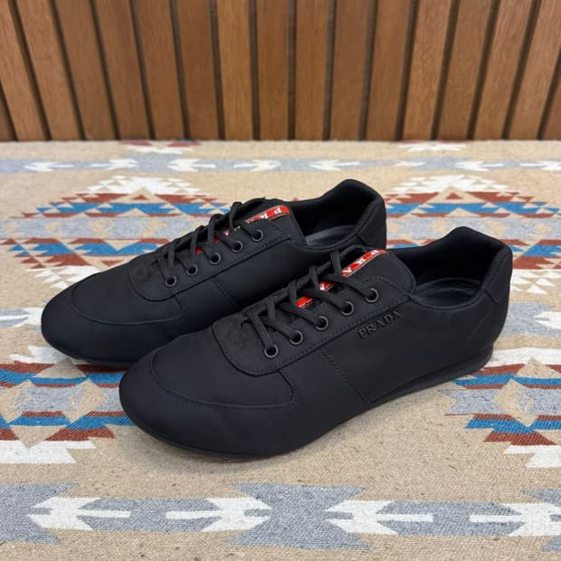 [7.5] PRADA 프라다 어센틱 나일론 스니커즈 