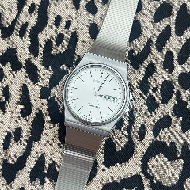 80s 빈티지 세이코 크로노스 쿼츠