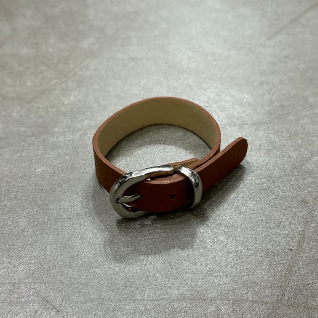 Leather belt - 가죽 벨트 팔찌(2color)