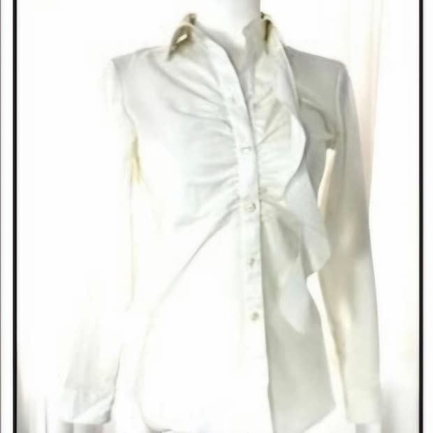 일본 빈티지 공포게임여주 긱시크 셔링 셔츠 블라우스