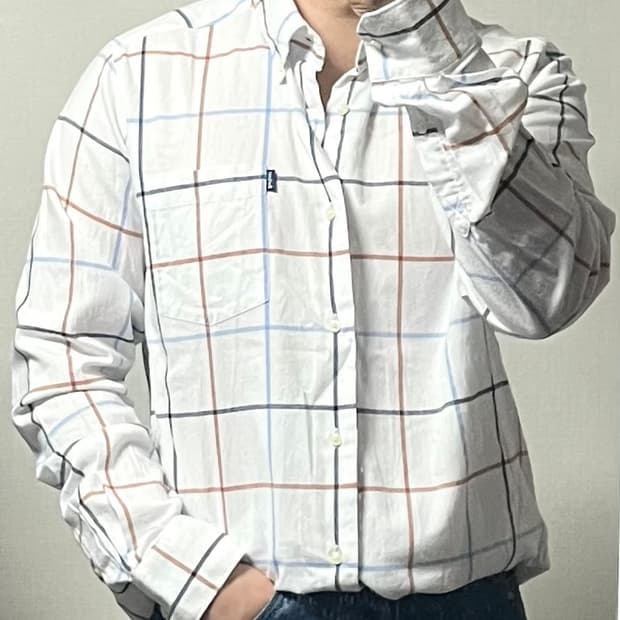 (새상품) 바버 클래식 스트라이프 셔츠