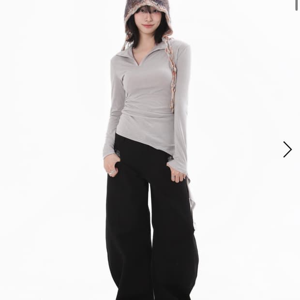 오운서 런웨이티켓 롱슬리브 Milk Beige