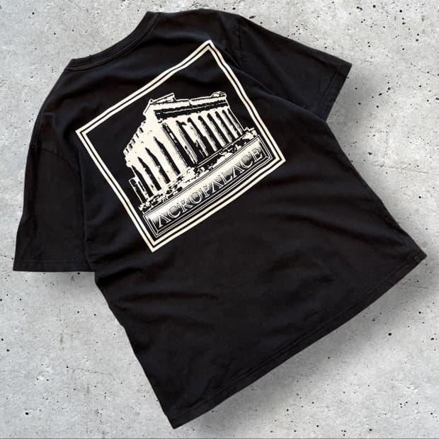 [XL] 19ss 팔라스 아크로팔라스 반팔 티셔츠 블랙 D308