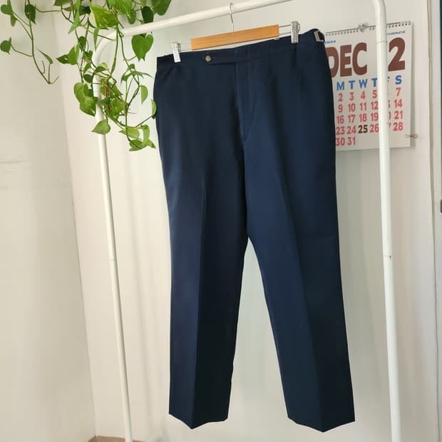 90s 폴리 오피서 팬츠(USAmade)