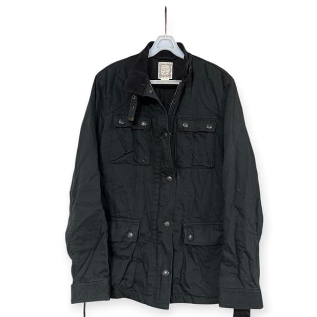 폴로 진스 블랙 여성 필드자켓