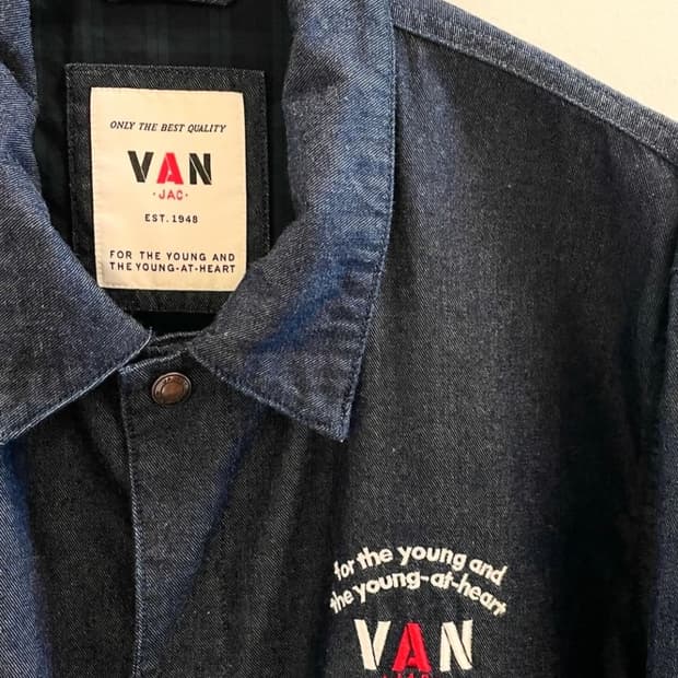 VAN JAC 데님 자켓