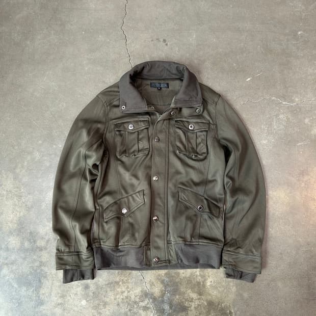 카키 멀티 포켓 자켓