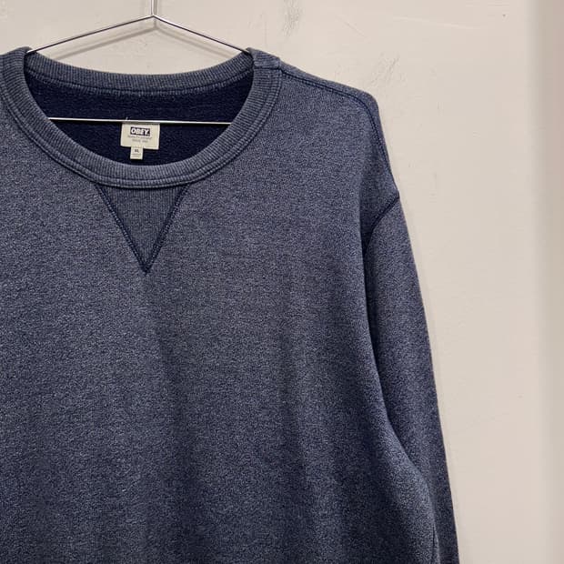 오베이 루즈핏 코튼 맨투맨 스웻셔츠