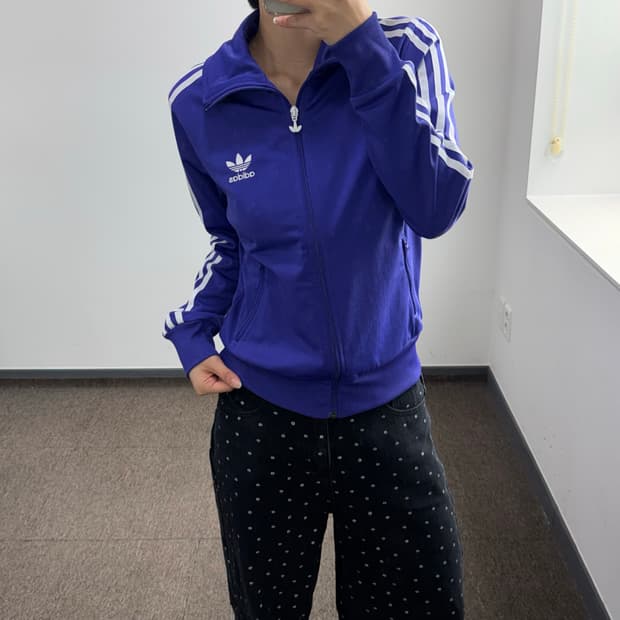 Adidas 아디다스 백 빅 파이어버드 퍼플 져지