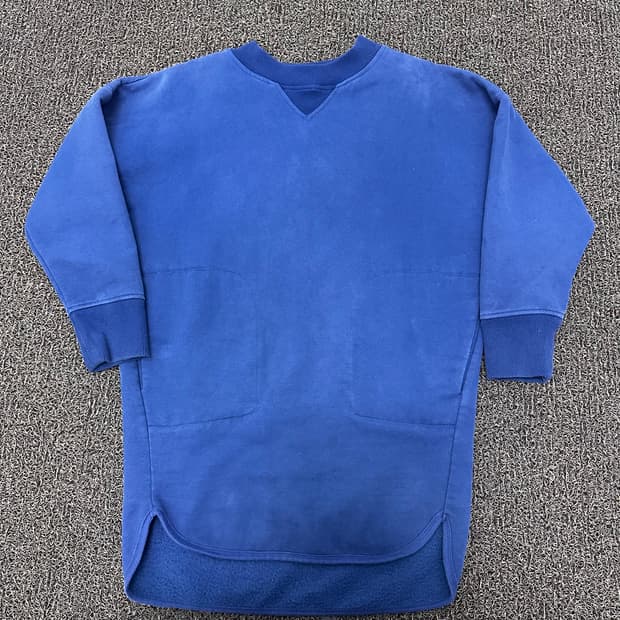 럭키슈에뜨 여성 기모 롱 원피스 블루 F