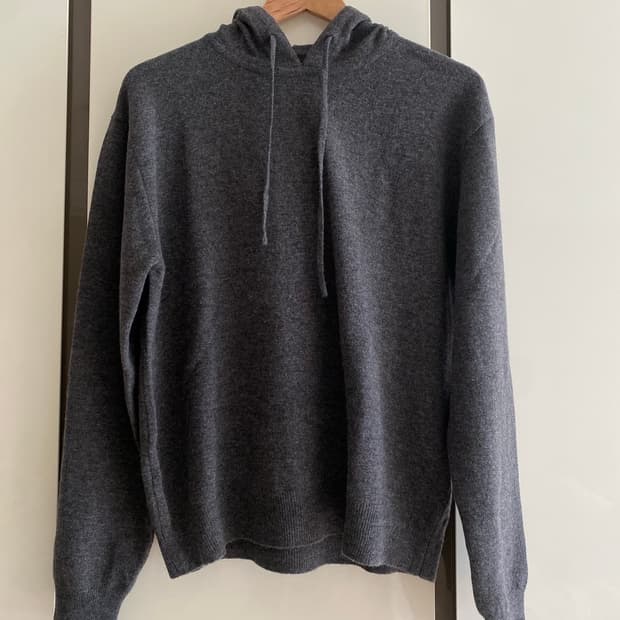 [2] 머듈 니트 후드 그레이